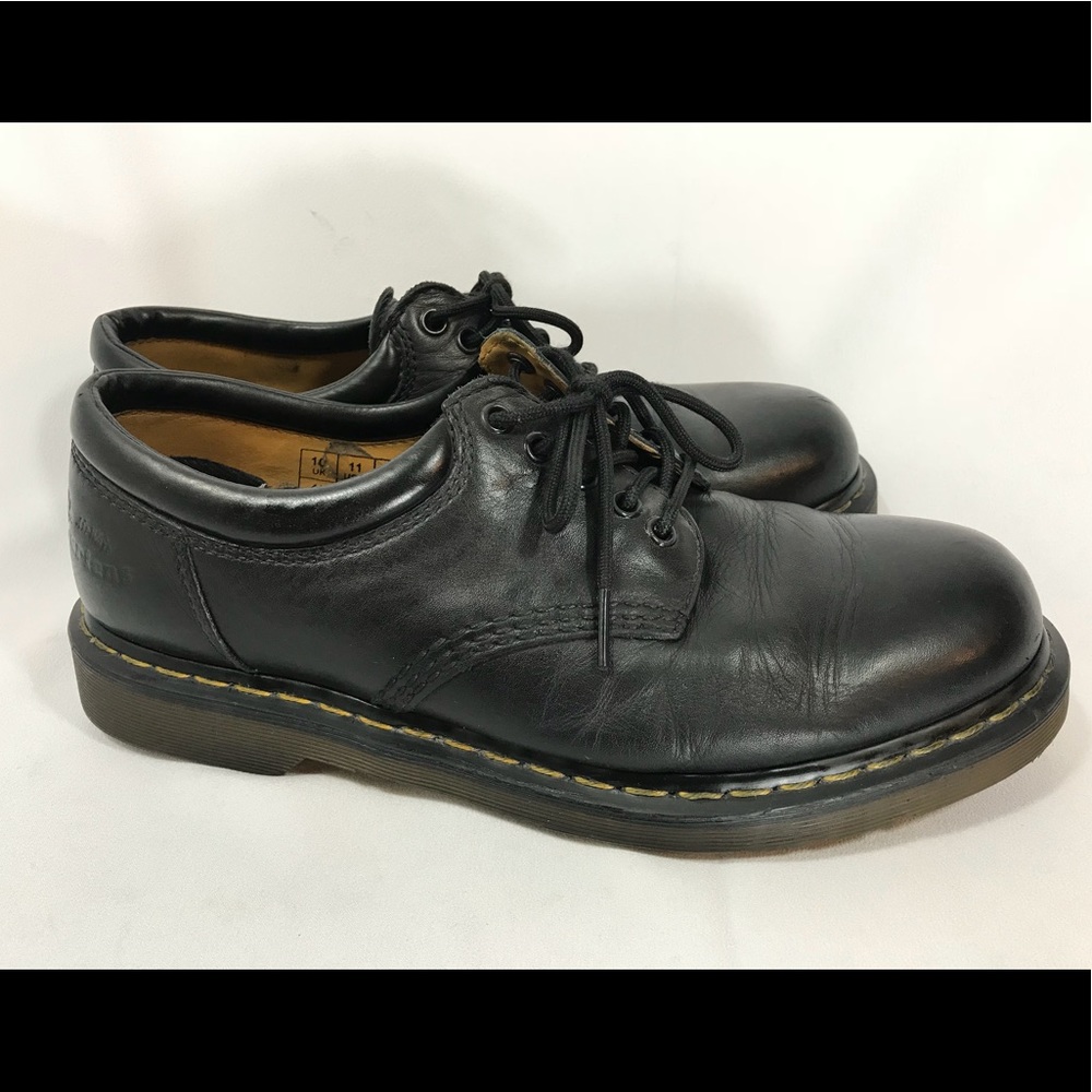 Dr. Martens 5 eye Boston Black Leather Sz 11 M